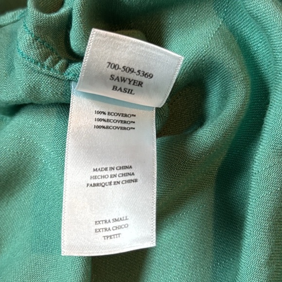 Rails Sawyer Shirt Dress in Basil Womens XS Full Button Down Casual Soft Comfy - Picture 7 of 9